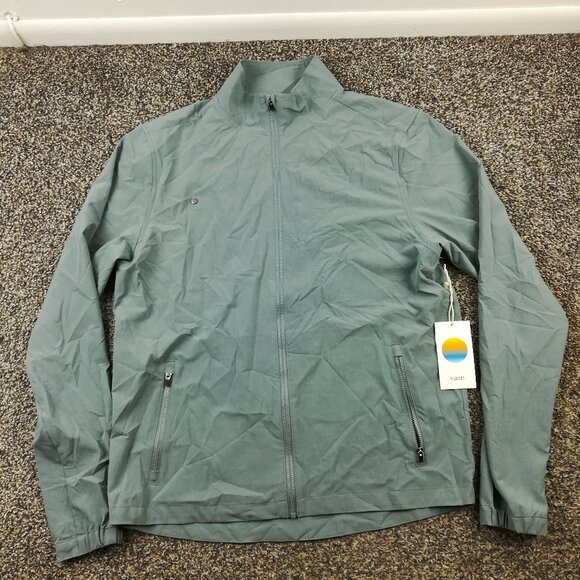 NWT Vuori Jacket Venture Track Full Zip Dusty Blue Mens Medium V536
